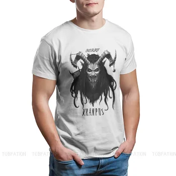 Vrhovi Norse Mitologija Freyja Freyr Loki Yggdrasil Prevelik Krampus Hip Hop T-shirt Kratek Rokav - 