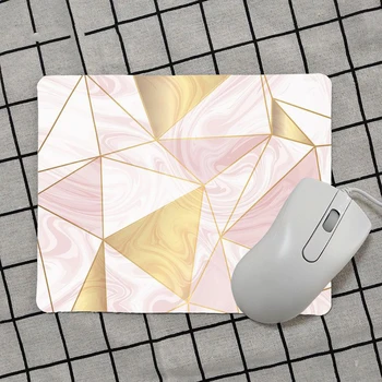 Visoko Kakovostna Bela Roza Zlata Marmorja Mouse Pad Igralec Igra Preproge Nemoteno Pisanje Pad Namizni Računalniki Mate Gaming Mouse Pad - 