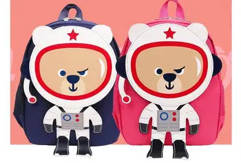 Joyloading 3D Cartoon Astronavt Nosi Načrta Otroci Nahrbtnik Študentov Preppy Šolsko Otrok Pack - 