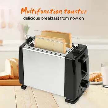 Povsem samodejno opekač za kruh s stojalom Pečeno jajce Ogrevanje Gospodinjstvo sendviče Večnamensko zajtrk stroj - 