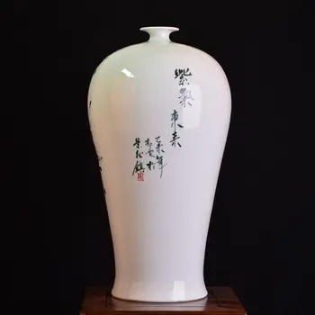 Jingdezhen keramike Guo Wen ročno poslikano glaze keramične vaze z visoko-kakovostni razred Doma Oprema plovila okraski - 