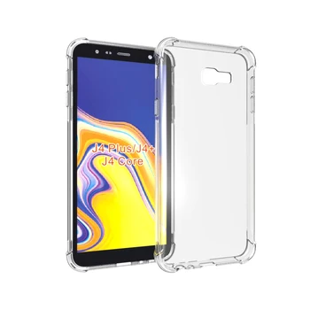 Blagovne znamke gligle Anti-knock zaščitni pokrov ohišje za Samsung Galaxy J4 Plus / J4 Jedro TPU silikon primeru lupini - 