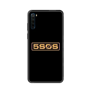 5SOS 5 sekund poletje primeru Telefon Za Xiaomi Redmi Opomba S2 4 5 6 7 8 A S X Pro Plus črno modni Etui silikonski funda umetnosti nazaj - 