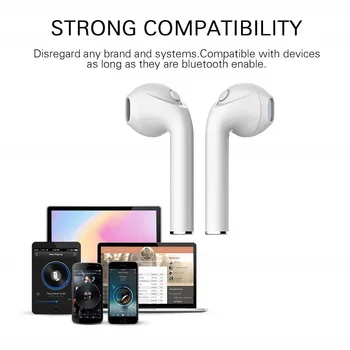I7s TWS Brezžične Bluetooth Slušalke za Meizu MX4 Pro Music Slušalka Polnjenje Box - 