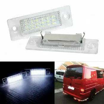 2 Kos Avto Zadnji Odbijač LED Osvetlitev registrske Tablice Svetilke Za Volkswagen Caddy/Golf Plus/Jetta/Passat/Touran/Transpiarter - 