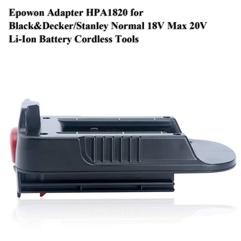 ABKT-Hpa1820 20V Baterije Pretvori Adapter Za Black Decker/Stanley/Porter Kabel 20V Max Litijeva Baterija Za Black Decker 18V Ni-M - 
