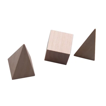 Lesene Montessori Skrivnost Vrečko Geometrijo Bloki Niz Izobraževalnih Kognitivne Igrače - 