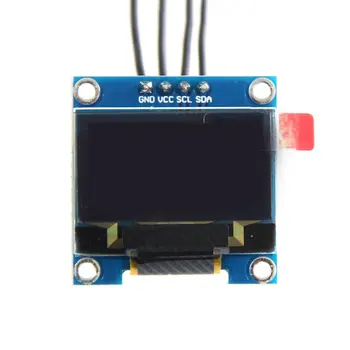0.96 palčni OLED IIC GND LCD zaslon, Ločljivost 128*64 0.96-palčni Barvni Zaslon LCD Modul z Velikim zornim Kotom Voznik IC SSD1306 - 