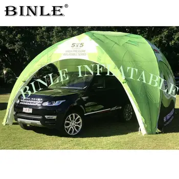 Zraka, zaprti prireditev na prostem napihljivi pajek šotor s popolno tiskanje TPU zraka dome krošnjami oglaševanje gazebo šotor za razstavo - 