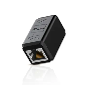 RJ45 Priključek Cat7/6 Ethernet Adapter Omrežja Extender Converter Podaljšek Kabla za Ethernet Kabel, Ženski Ženski - 