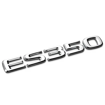 ES350 RX350 Ločeno Črke Digitals Chrome Kovinski Cink Nalepke Uspela Avto Styling Trunk Praznjenje Označi za Toyota Lexus - 