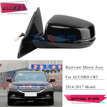 ZUK Left Right Rearview Side Mirror Assy For HONDA ACCORD 2016 2017 8-PINS With Heated LED Lamp Auto Folding Functions - 