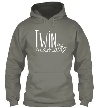 Twin Mama 2 Srca Logotip In S - Win Mama Hoodie Majica moški dolg rokav telovadnici jogger zima poletje plašč - 