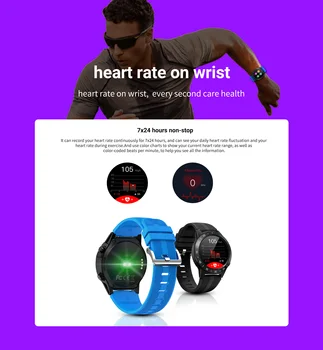 2020 uresničevanje moški srčni utrip, krvni tlak spremljanje GPS globalni sistem za določanje položaja fitnes sledenje zaprti pametno gledati - 