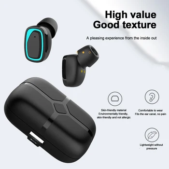 KS01 TWS Bluetooth 5.0 Mini Šport 3screen Digitalni Zaslon Slušalke Polnjenje Box Brezžične Slušalke Stereo Nepremočljiva Čepkov - 