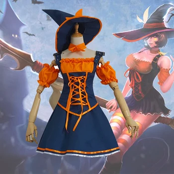Moda Igre LOL na Zvjerski Huntress samici Nidalee Cosplay Kostumi za noč Čarovnic Fancy Obleko Čarovnica - 