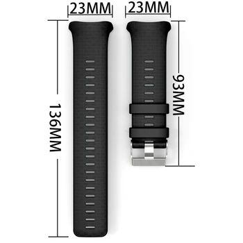 Silikonski Watch Trak Watchband Zamenjava Za Polar Vantage Proti Dodatki - 