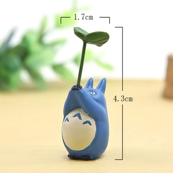 Srečen Totoro Set Mini Pravljice Vrt Domače Hiše Dekoracijo Mini Obrti, Mikro Krajinsko Dekor Oprema DIY - 