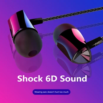 Strokovno 3,5 mm Slušalke za V Uho Šport Slušalke Ouvido Slušalke Za IPhone Fone Auriculares De Mic - 