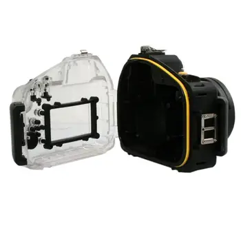 Meikon 40m/130ft Nepremočljiva Podvodni Fotoaparat Ohišje Ohišje za Sony NEX-5N Fotoaparat Z 18-55mm Objektiv,Nepremočljiva Vrečke + Rdeči Filter - 