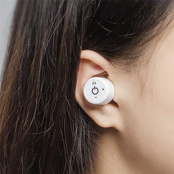 Vroče Prodajo Fashion Mini Pravi Brezžični Bluetooth Dvojčka Stereo In-Ear Slušalke Slušalke Čepkov Dropship Vroče Slušalke - 