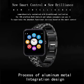 POJDI 36 Bluetooth Smart Watch Podporo Kartici Sim sporočila Watch Fitnes Dejavnosti Tracker ura s Kamero - 