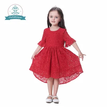Malčka Baby Girl Oblačenja 2018 Lep Barva Čipke Princess Poroka Rojstni Otroke Božič Otroci Oblačila - 