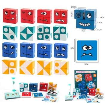 Novo Montessori Izobraževalne Lesenih Materialov Igrače Zgodnje Učenje Predšolskih Poučevanja Inteligence Tekmo Puzzle Igrača za Otroke - 