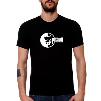 HT0031# Pitbull Sindikata majica s kratkimi rokavi moški tshirt za moške tshirt vrh poletje Tshirt moda kul O neck majica kratek rokav - 