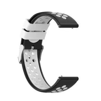 ALLOYSEED Najnovejši Mehki Silikonski Pašček za Zapestje Watchband s Sponko za Ticwatch Pro/E2/S2 Zakonsko barve Watchband Nadomestni Deli - 
