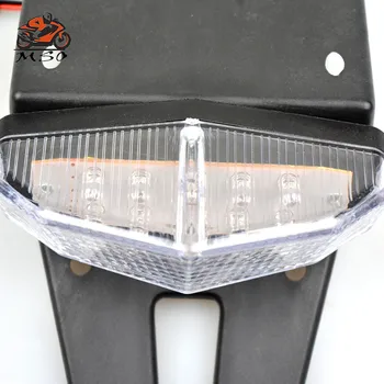 Motorno kolo Luč Enduro Poskusno Kolo LED Motocikla Zavora Ustavi Zadaj Fender Rep Luč ZA SUZUKI GSXR 600 GXS 650F SV650 - 