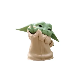 5pcs/set Disney Star Wars Baby Yoda Anime Zbirka Slika Igrače Mandalorian Baby Yoda Model Lutka Darilo za Otroke, Otroci - 