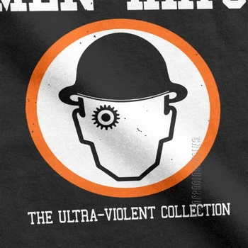 Moški je Moški S Klobuki A Clockwork Orange T Shirt Alex Burgess Droogs Anthony Mleka Film Bombaž Oblikovalec Tee TShirt Darilo T-Shirt - 