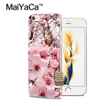 MaiYaCa Lepa Daisy umetnosti cvetje slikarstvo Oblikovanje Mehko PRIMERU Mobilni Telefon Za iPhone X XS MAX XR 8 8PLUS 6s 5s 7 7plus 11pro primeru - 