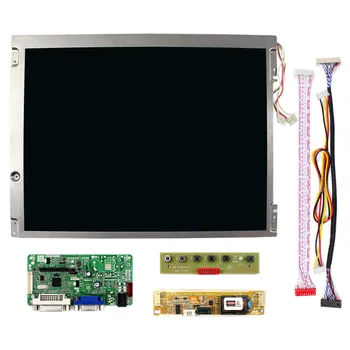 DVI, VGA LCD Krmilnik Odbor Osvetlitev 2 CCFL 12.1 palca LQ121S1LG45 LCD Zaslon, Ločljivost 800X600 20pins LVDS Priključek - 