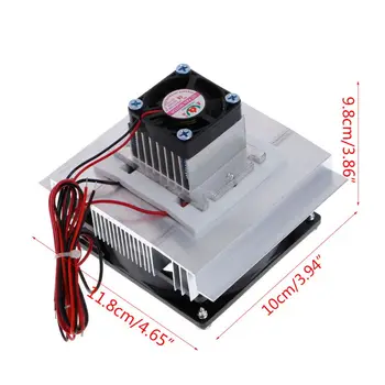 12V Termo Hladilnik za Hlajenje Polprevodniških Hladilni Sistem za Vgradnjo Hladilnika Ventilatorja Končal Kit Računalniške Komponente Oprema - 