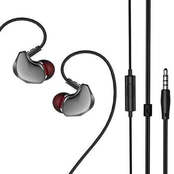 S1 3,5 mm Vtič Dvojno Moving Coil 4D Stereo Glasbe HiFi Žične Slušalke Slušalke - 