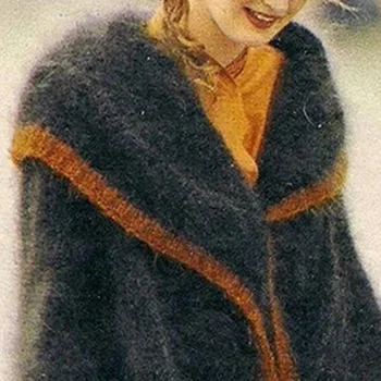 Vintage Moda Toplo Plus Velikost Outwear Nad Kolena Ženske Prevelik Plašč XRQ88 - 