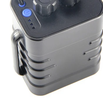 VROČE Nepremočljiva DIY 6X 18650 Baterijo Primeru Polje Pokrov z 12V DC in USB-napajalnik za Kolo Svetlobe LED Mobilni Telefon Usmerjevalnik - 