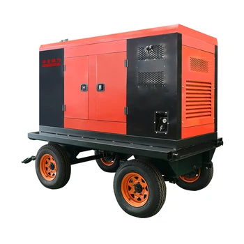 Dizelski generator 60kva 50kw 3phase 220v 60hz s prikolico - 