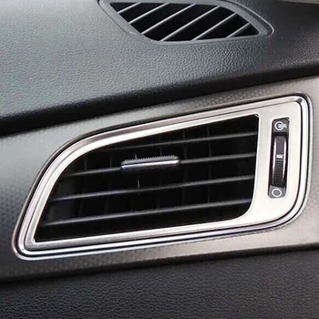 4Pcs Avto Styling Auto Dodatki Avto klima Izhodni Prezračevalni Okvir Pokrova Trim za Hyundai Sonata-2017 - 