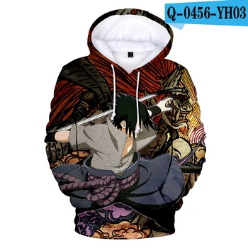 Visoka Kakovost Prišli 3D Naruto Hoodies Moški/ženske Hip Hop pomlad jesen 3D Tiskanja Naruto O Vratu priložnostne Puloverji puloverji oblačila - 