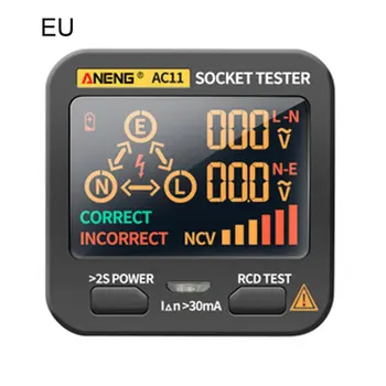 Večfunkcijsko Vtičnico Tester Vtičnico Rcd Gfci Test & Bside Napetost Detektor Doma Essentials - 