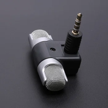 Prinaša dobička Kovinski Mikrofon 3.5 mm Jack Lavalier pritrjevalni Mikrofon Mini Audio Mikrofon Za Govor Leture Mobilni Telefon Mikrofon - 