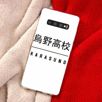 Haikyuu Anime odbojka fant Telefon Primeru Pregleden za Samsung A71 S9 10 20 HUAWEI p30 40 čast 10i 8x xiaomi opomba 8 Pro 10t 11 - 