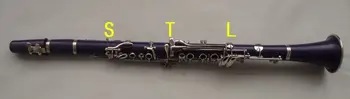 Napredno nikelj-platirani ABS Klarinet Bb Sopran klarinet Vijolična - 