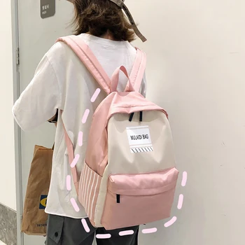 Lahka šolska torba ženske visoka šola študent junior high kampusu gozd oddelek divje nahrbtnik 14inch računalnik torba - 