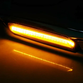 DHBH-za BMW - LED Strani Marker Luč Leaf Krovu Vrteti Signal E81 E82 E87 E88 E90 E91 - 
