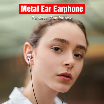 V Uho Žične Slušalke 3.5 mm Čepkov Slušalke za Glasbo, Šport Gaming Slušalke Z mikrofonom Za IPhone Xiaomi Huawei Samsung Stereo - 