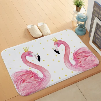 Eleganten Flamingo, Kuhinja, Kopalnica, Anti-slip Preproga Preproga Talna Obloga Doma Dekor Trpežne Talne Dekoracijo Preproga Kuhinja mat - 